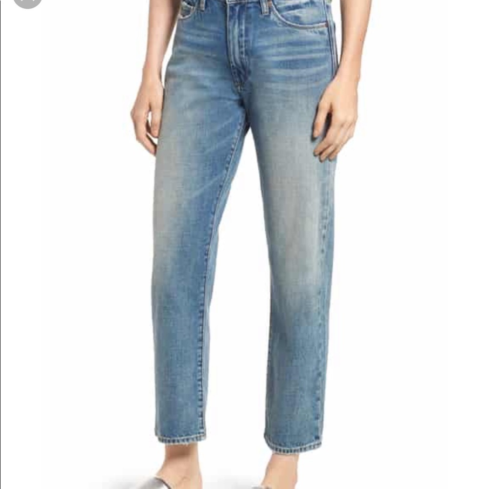 Blank NYC High Rise Tapered Leg Jeans